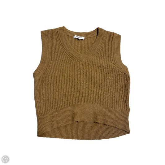 Vest Sweater By Madewell In Brown, Size: M