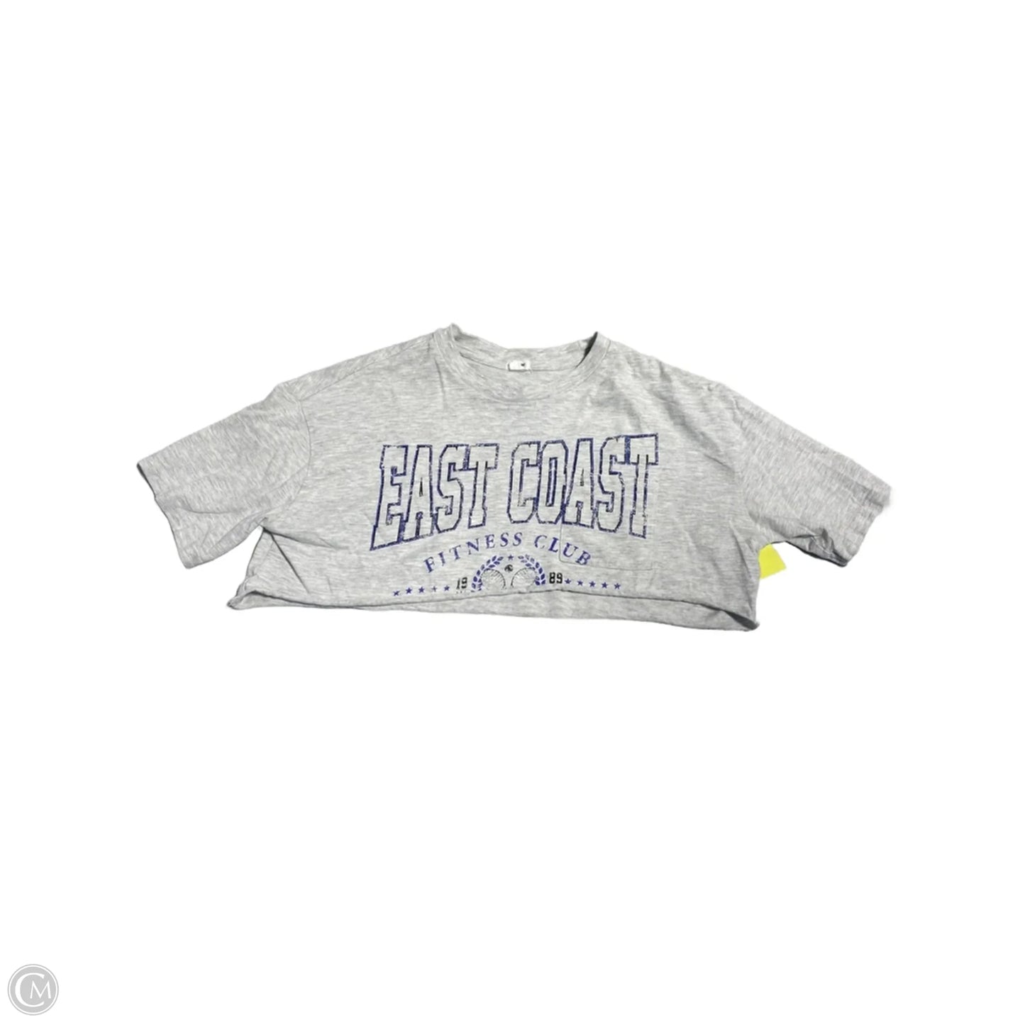Top Short Sleeve By Garage In Grey, Size: S
