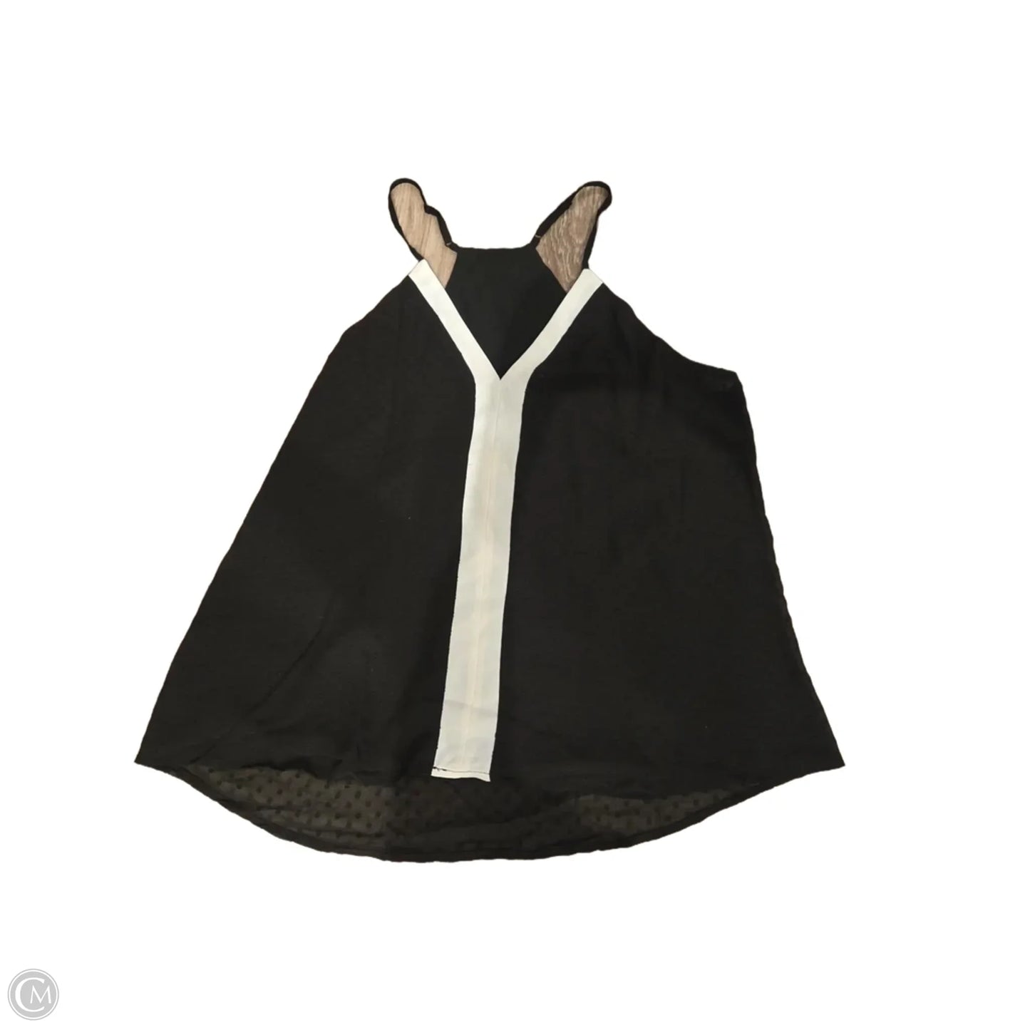 Tank Top By Cme In Black & White, Size: Xl