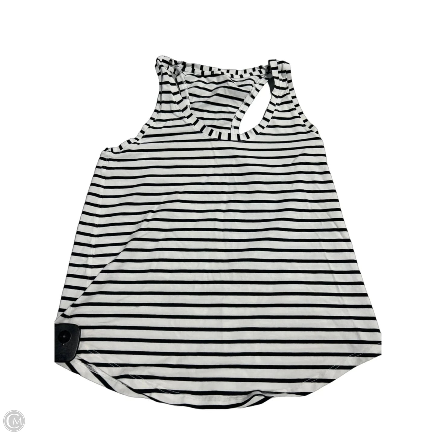 Athletic Tank Top By Lululemon In Striped Pattern, Size: S