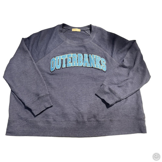 Top Long Sleeve By Altard State In Navy, Size: M