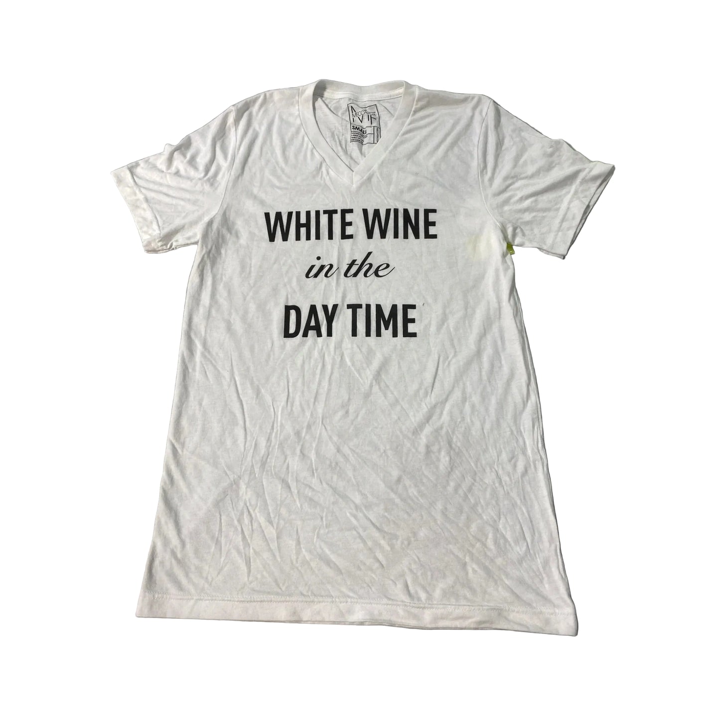 Top Short Sleeve Basic By Cmc In White, Size: S