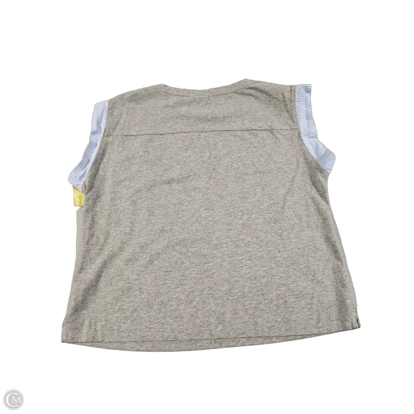 Top Short Sleeve By Tru Self In Grey, Size: M