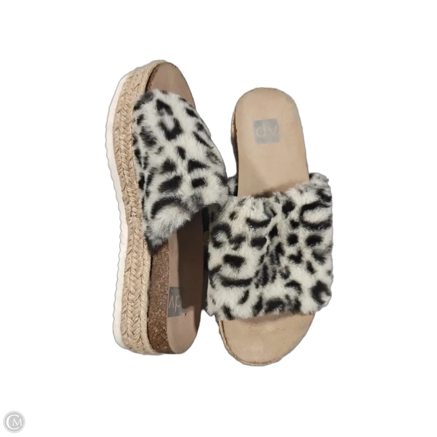 Sandals Heels Platform By Dolce Vita In Animal Print, Size: 8.5