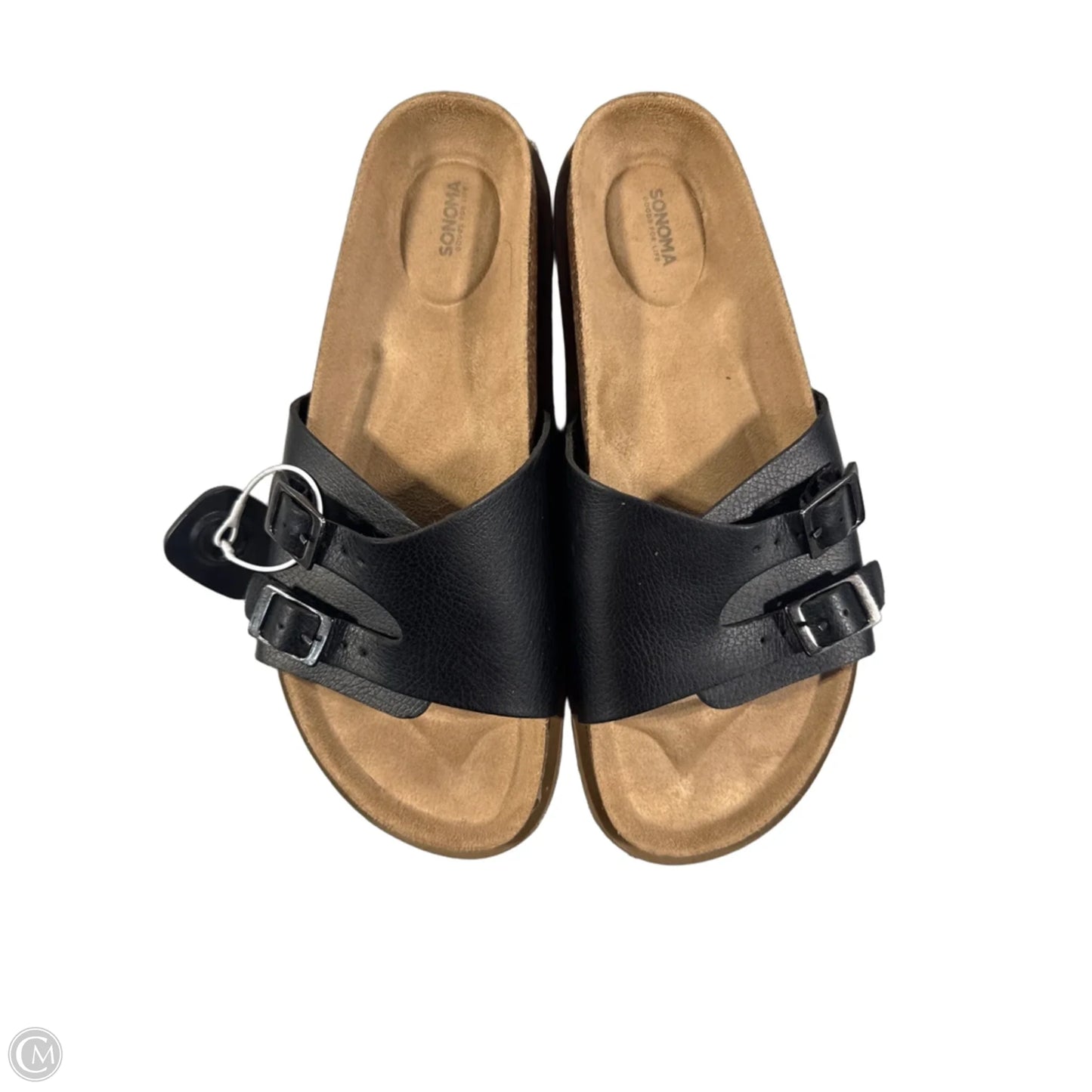 Sandals Heels Platform By Sonoma In Black, Size: 11
