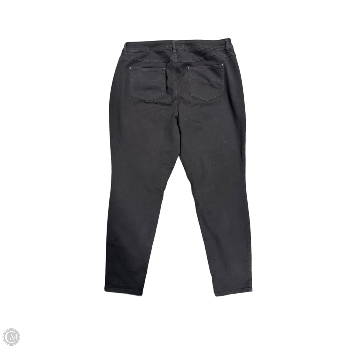 Jeans Skinny By C Est. 1946 In Black, Size: 18