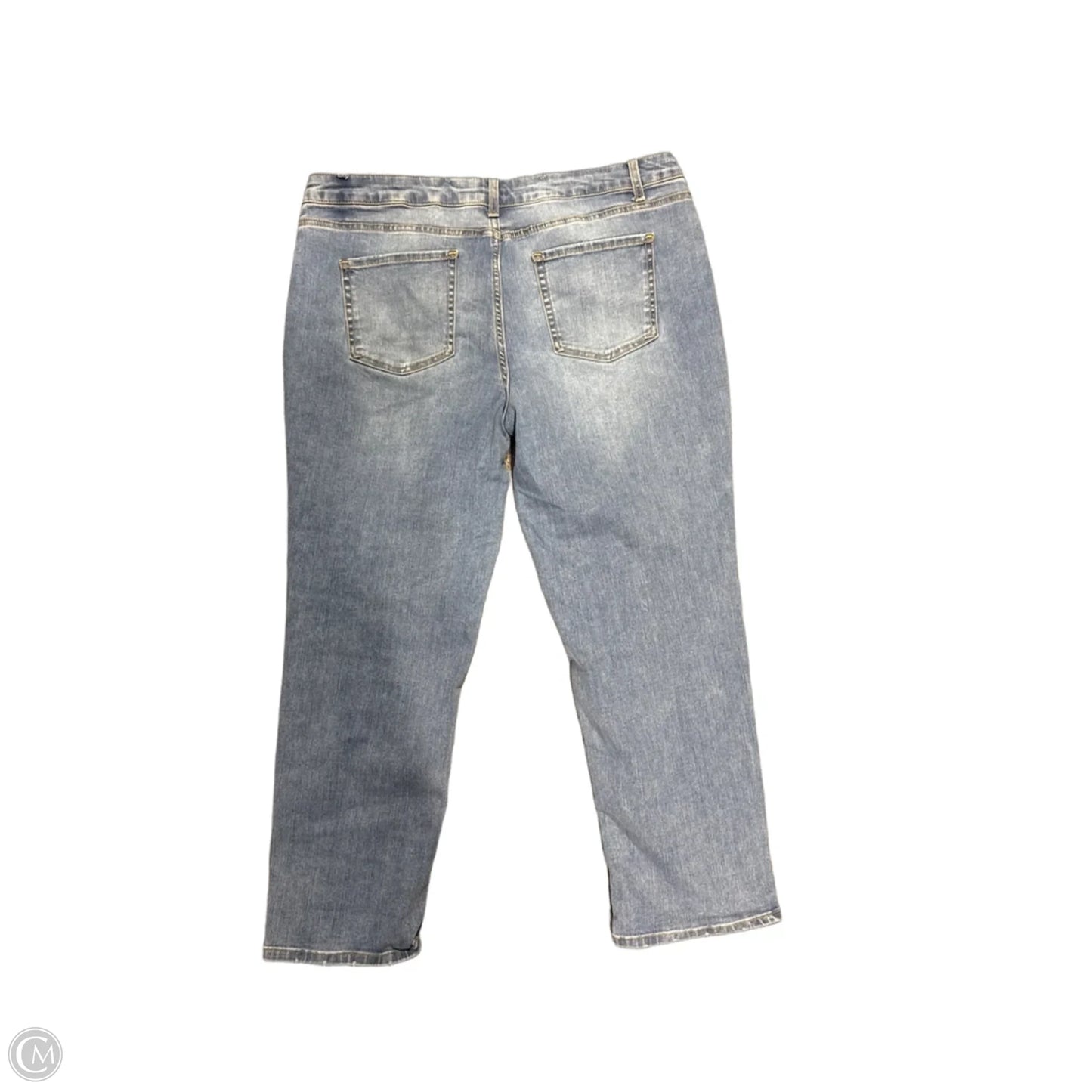 Jeans Straight By Time And Tru In Blue, Size: 20
