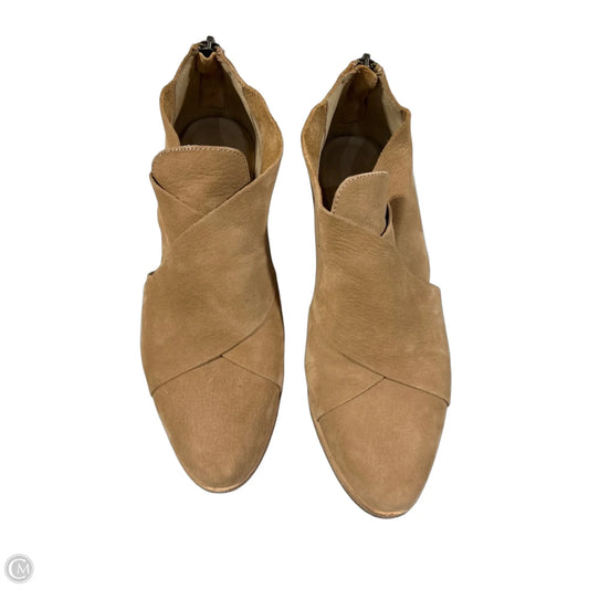 Boots Ankle Flats By Eileen Fisher In Tan, Size: 6.5