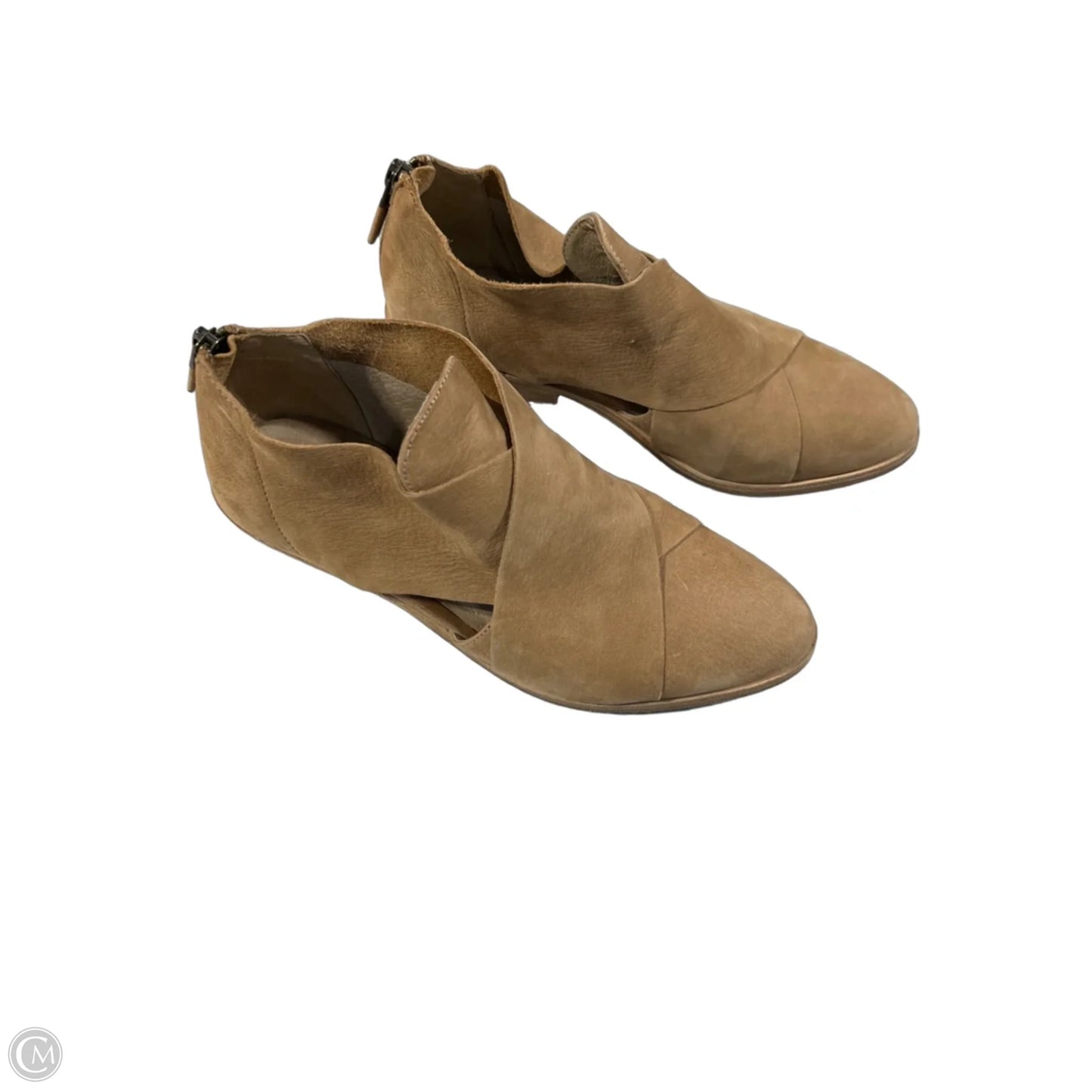 Boots Ankle Flats By Eileen Fisher In Tan, Size: 6.5