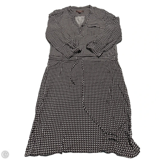 Dress Casual Midi By Johnston & Murphy In Geometric Pattern, Size: M