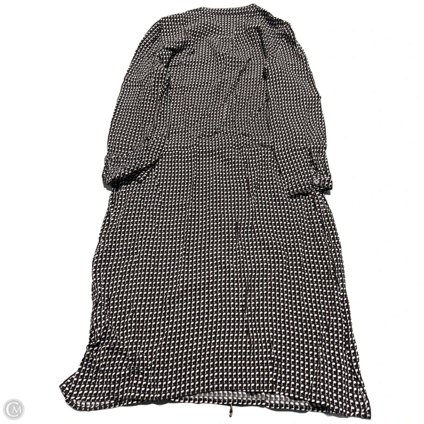 Dress Casual Midi By Johnston & Murphy In Geometric Pattern, Size: M