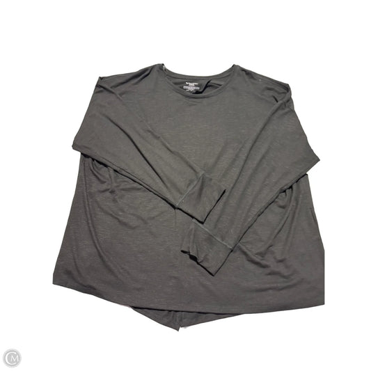 Top Long Sleeve By Xersion In Black, Size: 3x