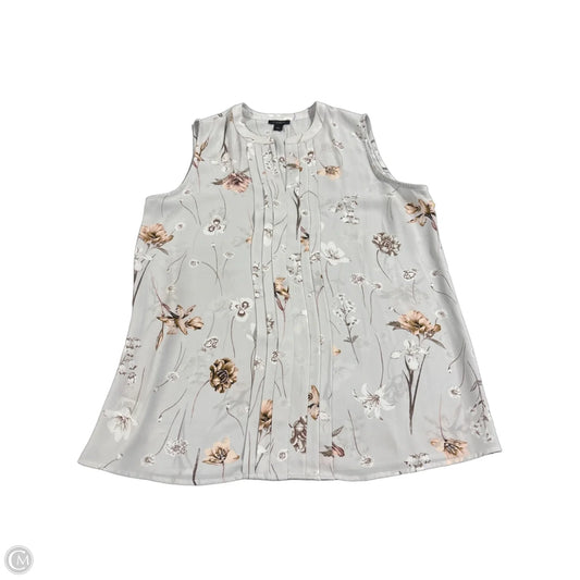 Tank Top By Ann Taylor In Grey, Size: S