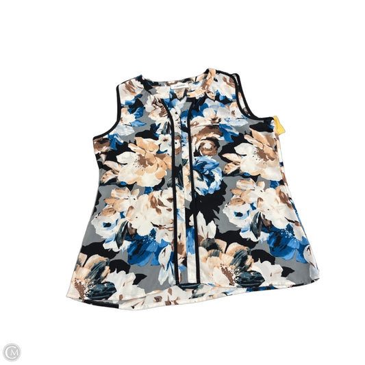 Tank Top By Calvin Klein In Multi-colored, Size: S
