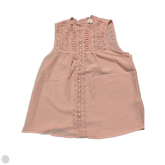 Tank Top By Mine In Pink, Size: M