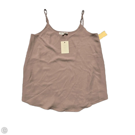 Tank Top By Pink Rose In Tan, Size: M