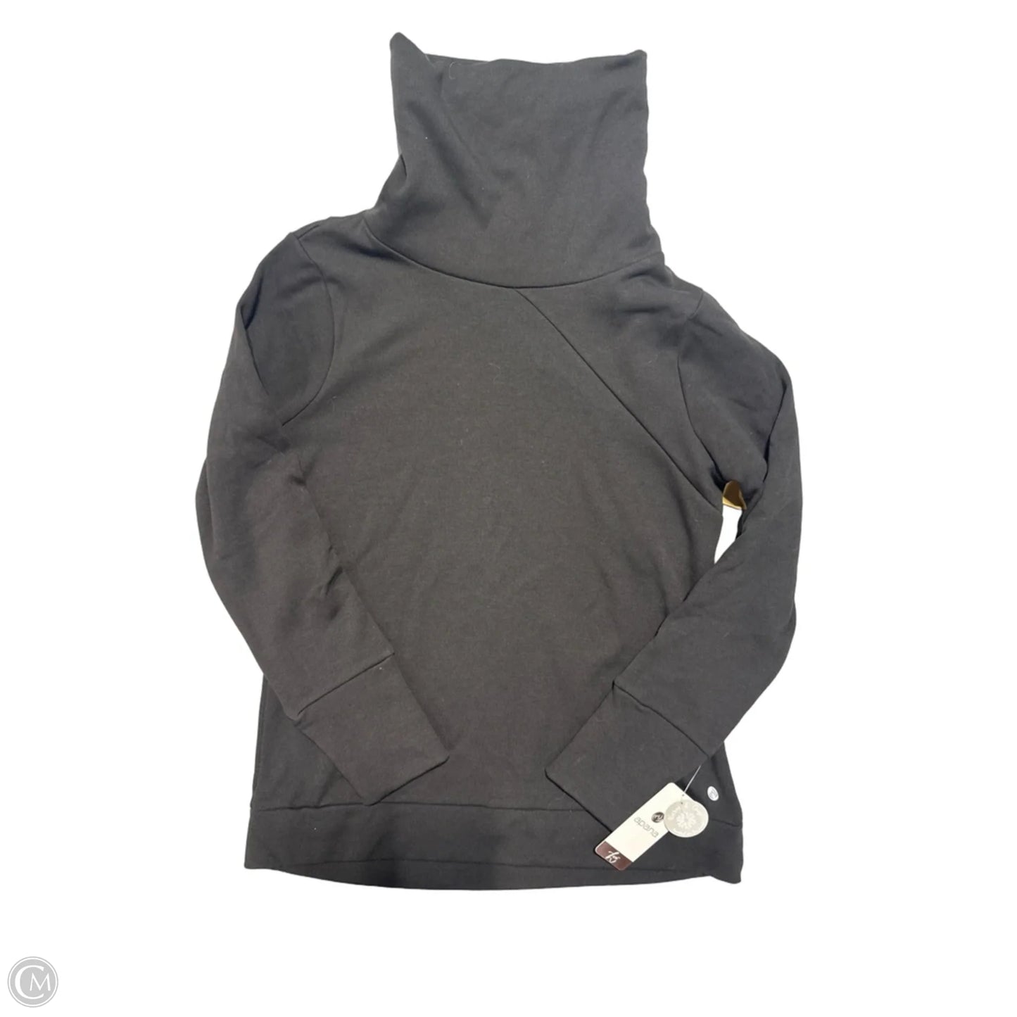 Top Long Sleeve By Apana In Black, Size: M