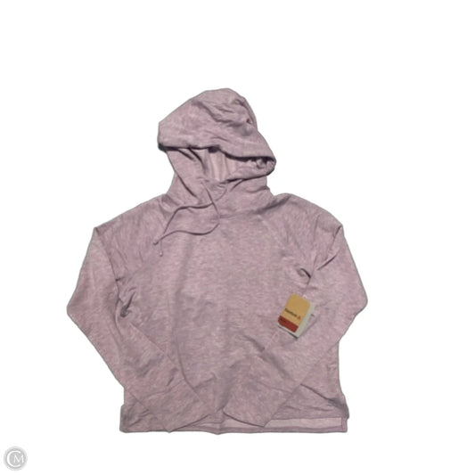 Athletic Sweatshirt Hoodie By Reebok In Purple, Size: M