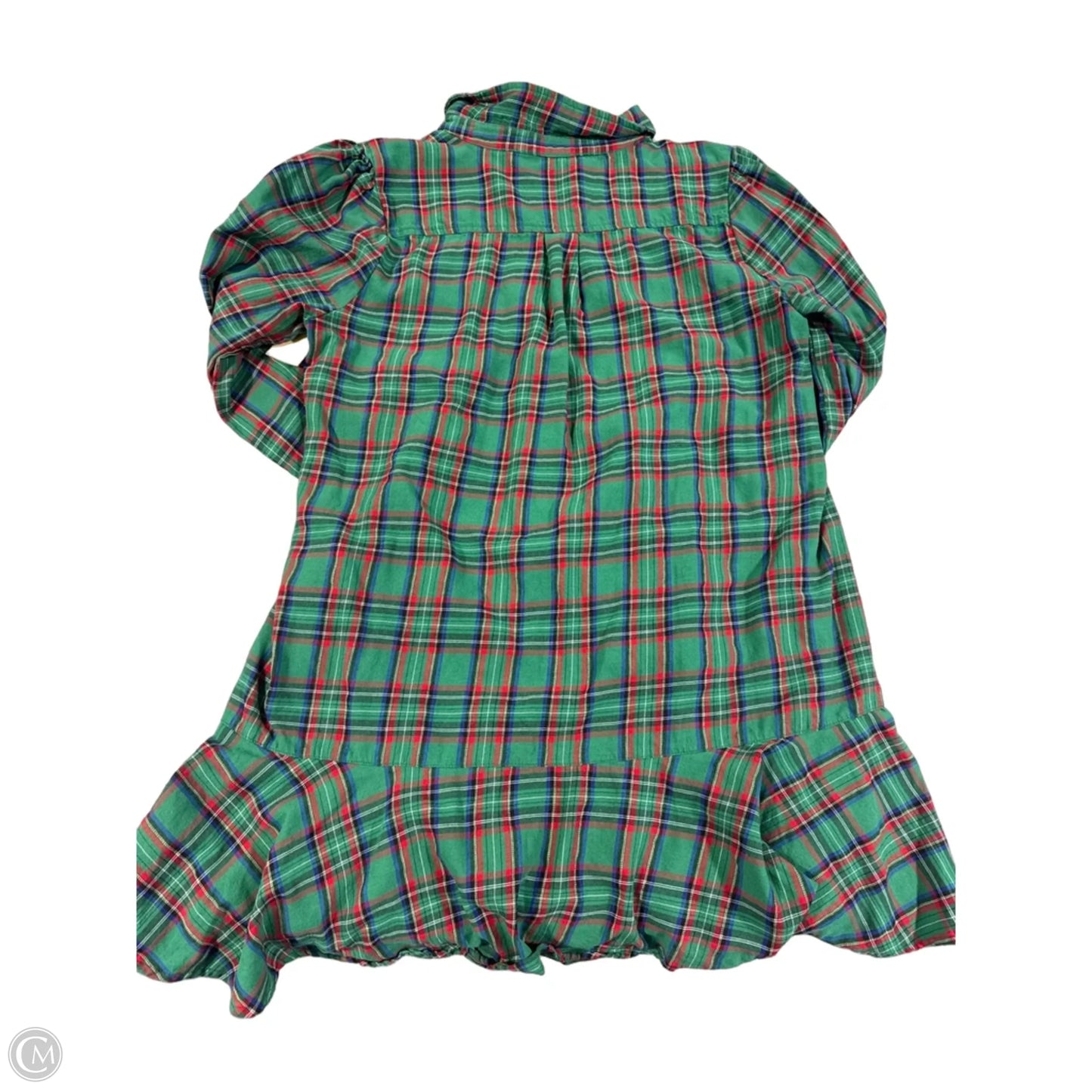 Dress Casual Short By Cmc In Green & Red, Size: L