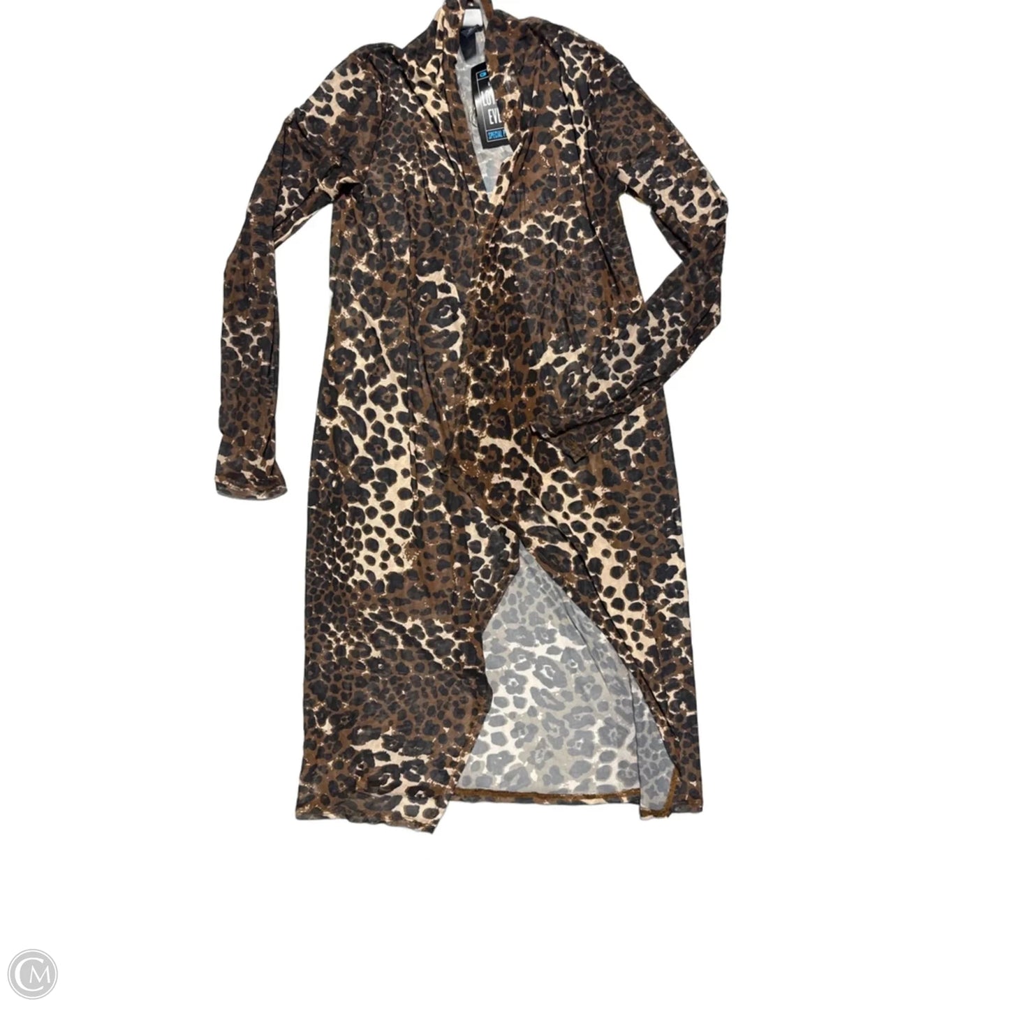 Cardigan By Daytrip In Leopard Print, Size: Xs