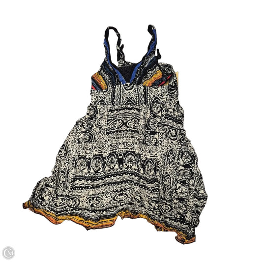 Dress Casual Midi By Angie In Black & White, Size: L