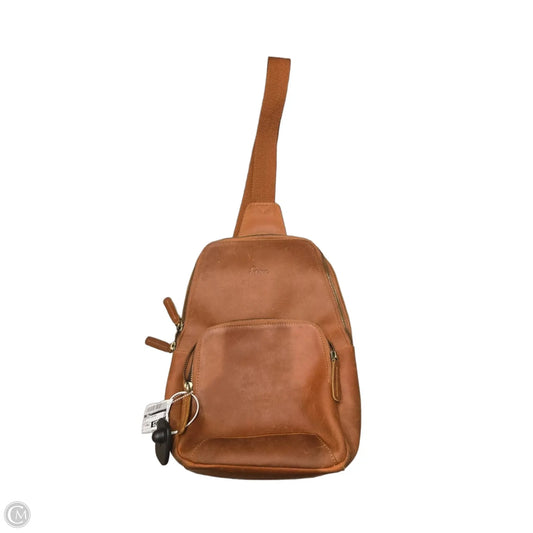 Backpack Leather By Cmb, Size: Small