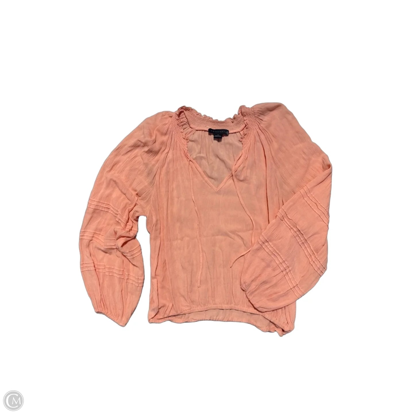 Top Long Sleeve By Sanctuary In Coral, Size: M