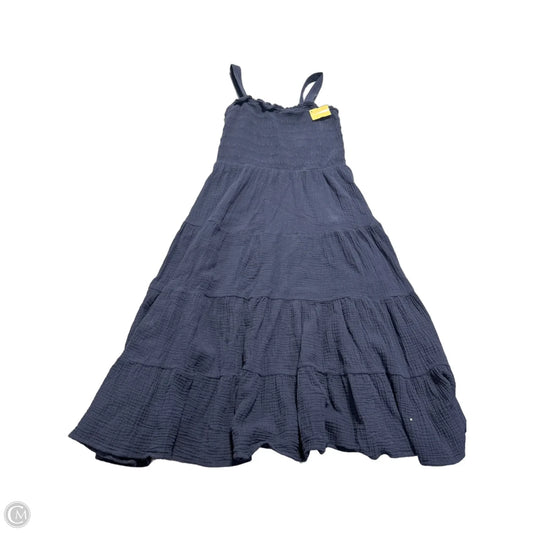 Dress Casual Maxi By C And C In Navy, Size: M