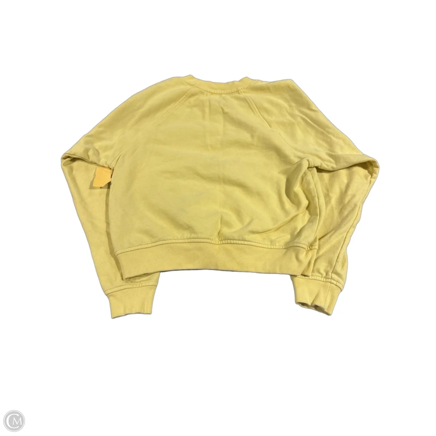 Sweatshirt Crewneck By Gap In Yellow, Size: Xxs