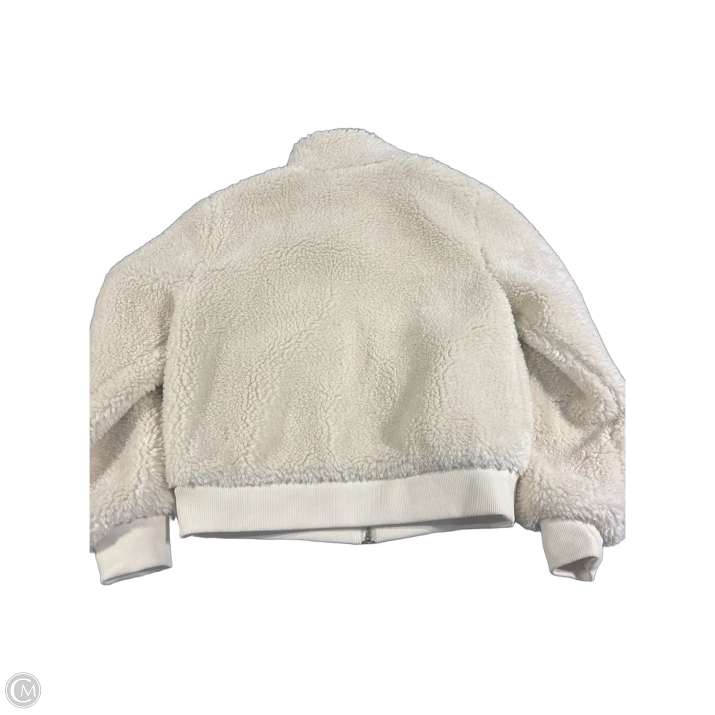 Jacket Faux Fur & Sherpa By Loft In White, Size: Xs