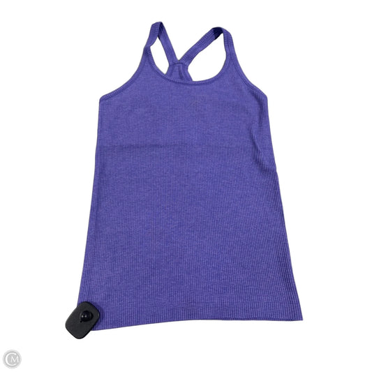Athletic Tank Top By Lululemon In Purple, Size: 8