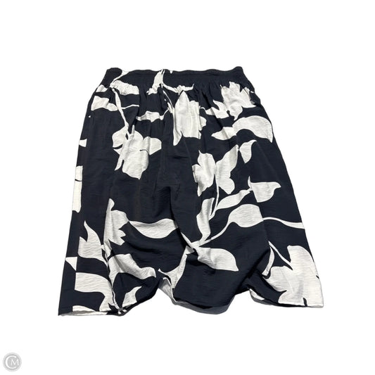 Skirt Maxi By Nine West In Black & White, Size: 3x