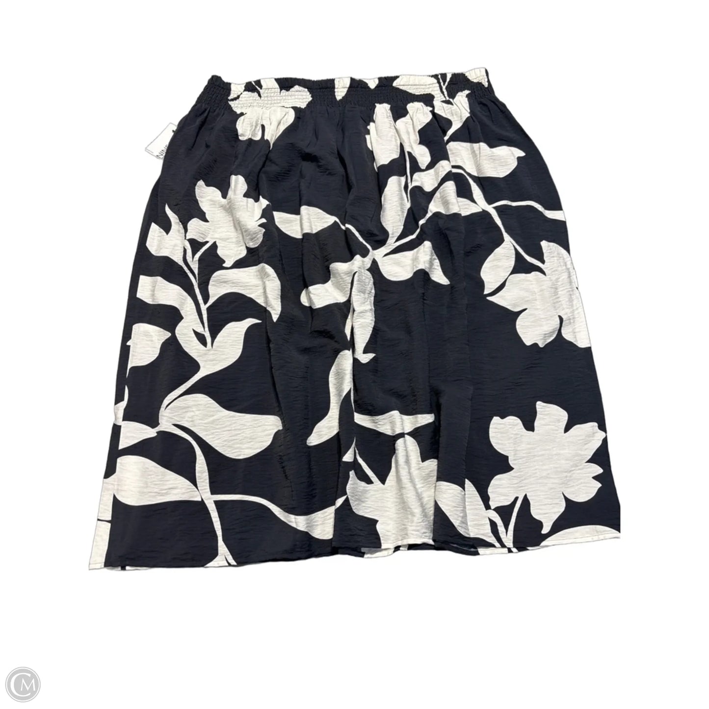 Skirt Maxi By Nine West In Black & White, Size: 3x