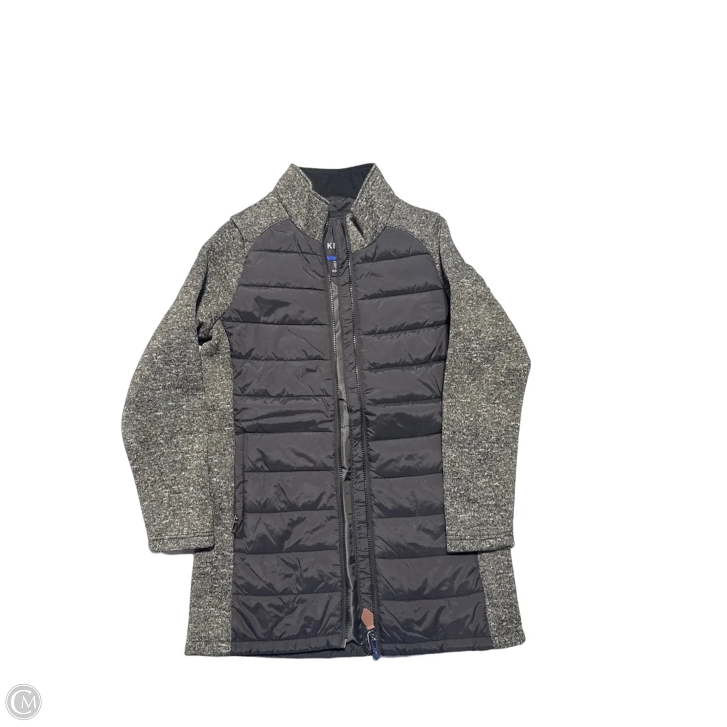 Jacket Faux Fur & Sherpa By Cmc In Black & Grey, Size: S
