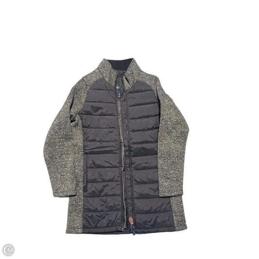 Jacket Faux Fur & Sherpa By Cmc In Black & Grey, Size: S