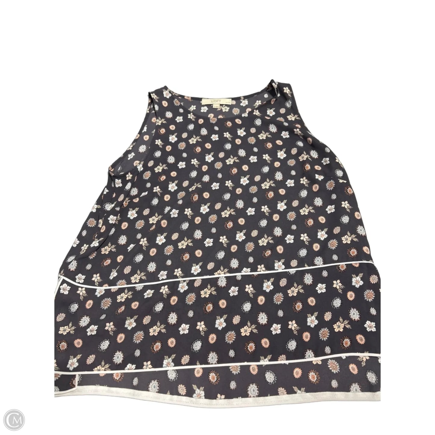 Tank Top By Loft In Grey, Size: Lp