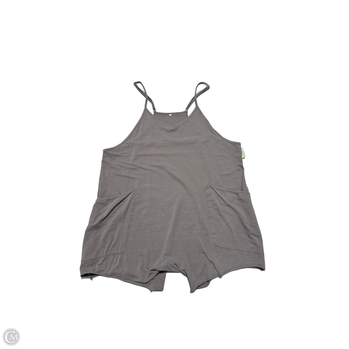 Romper By Cme In Grey, Size: Xxl