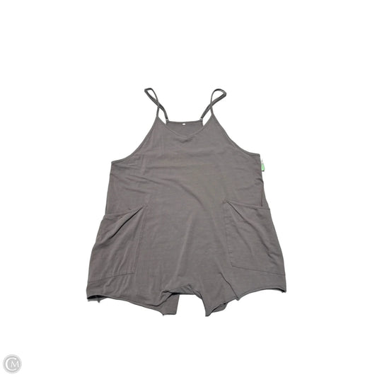 Romper By Cme In Grey, Size: Xxl