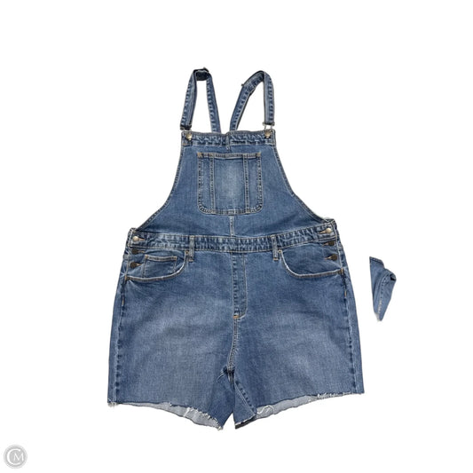 Shortalls By Universal Thread In Blue, Size: 18