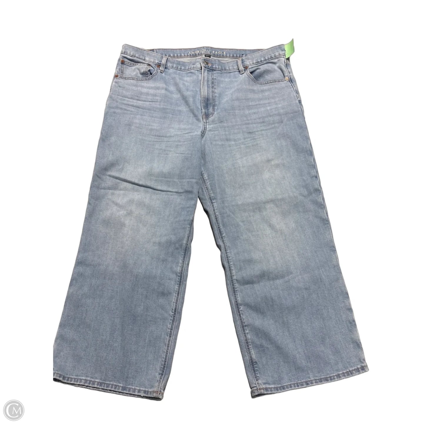 Jeans Wide Leg By American Eagle In Blue, Size: 20