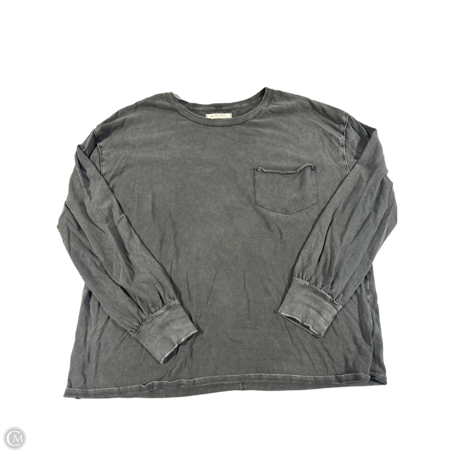 Top Long Sleeve By We The Free In Grey, Size: Xl