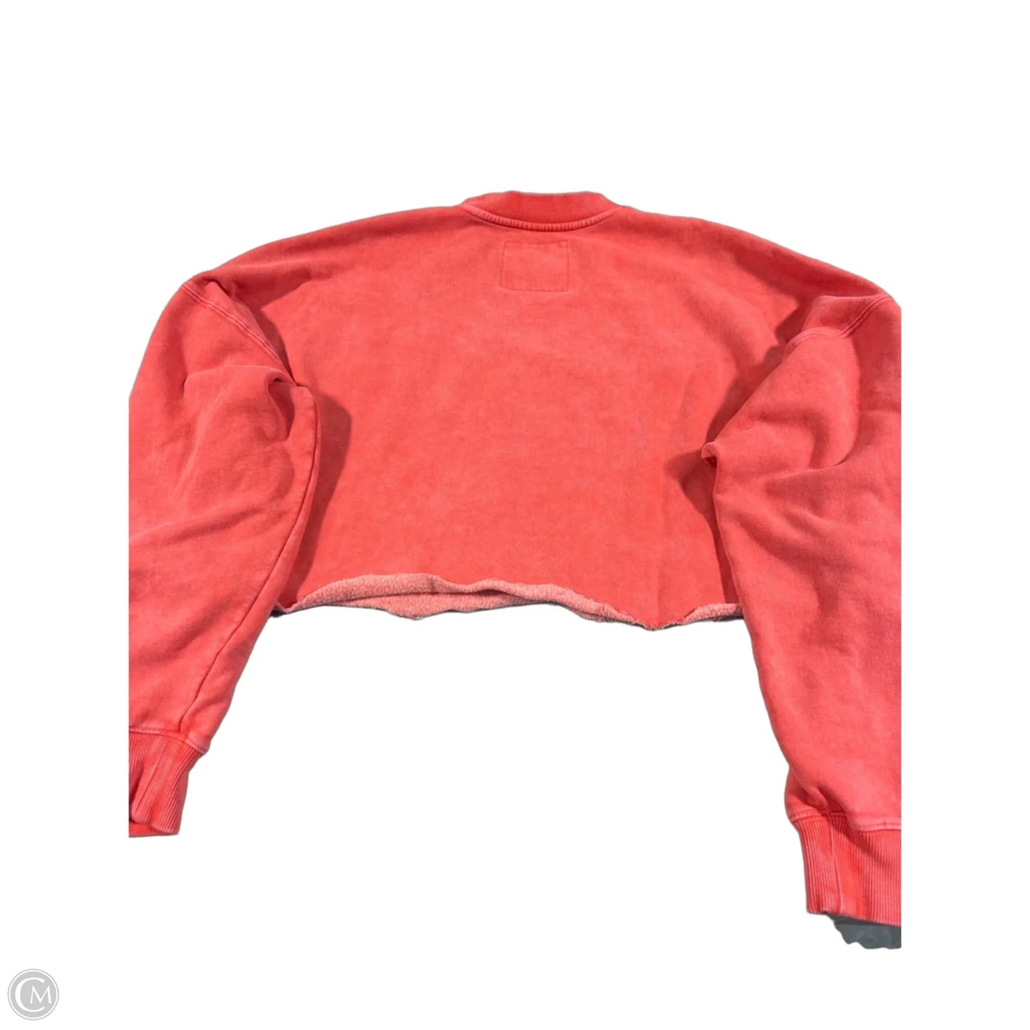 Top Long Sleeve By Cmc In Red, Size: L