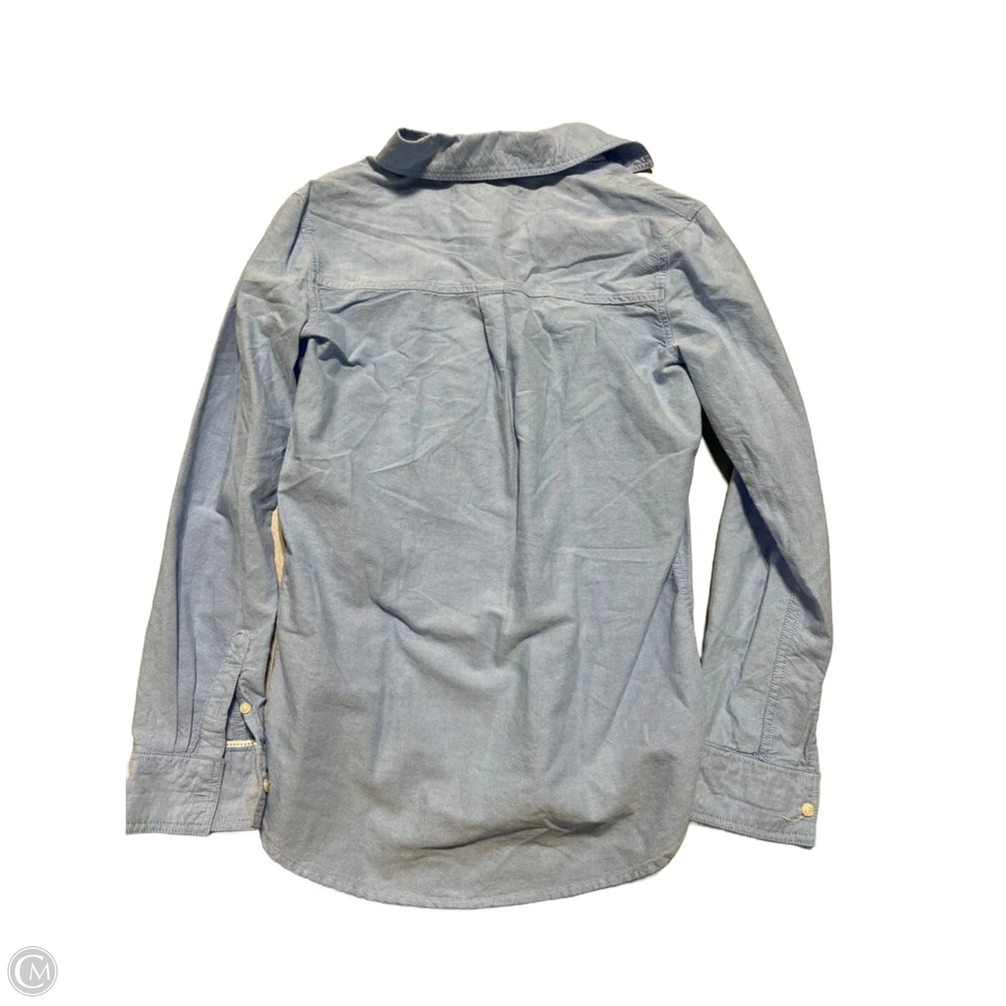Top Long Sleeve By Cmf In Blue, Size: S