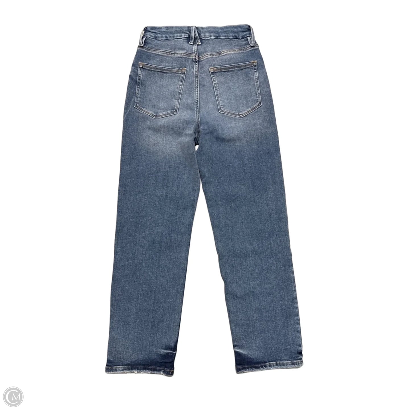 Jeans Straight By Good American In Blue, Size: 6