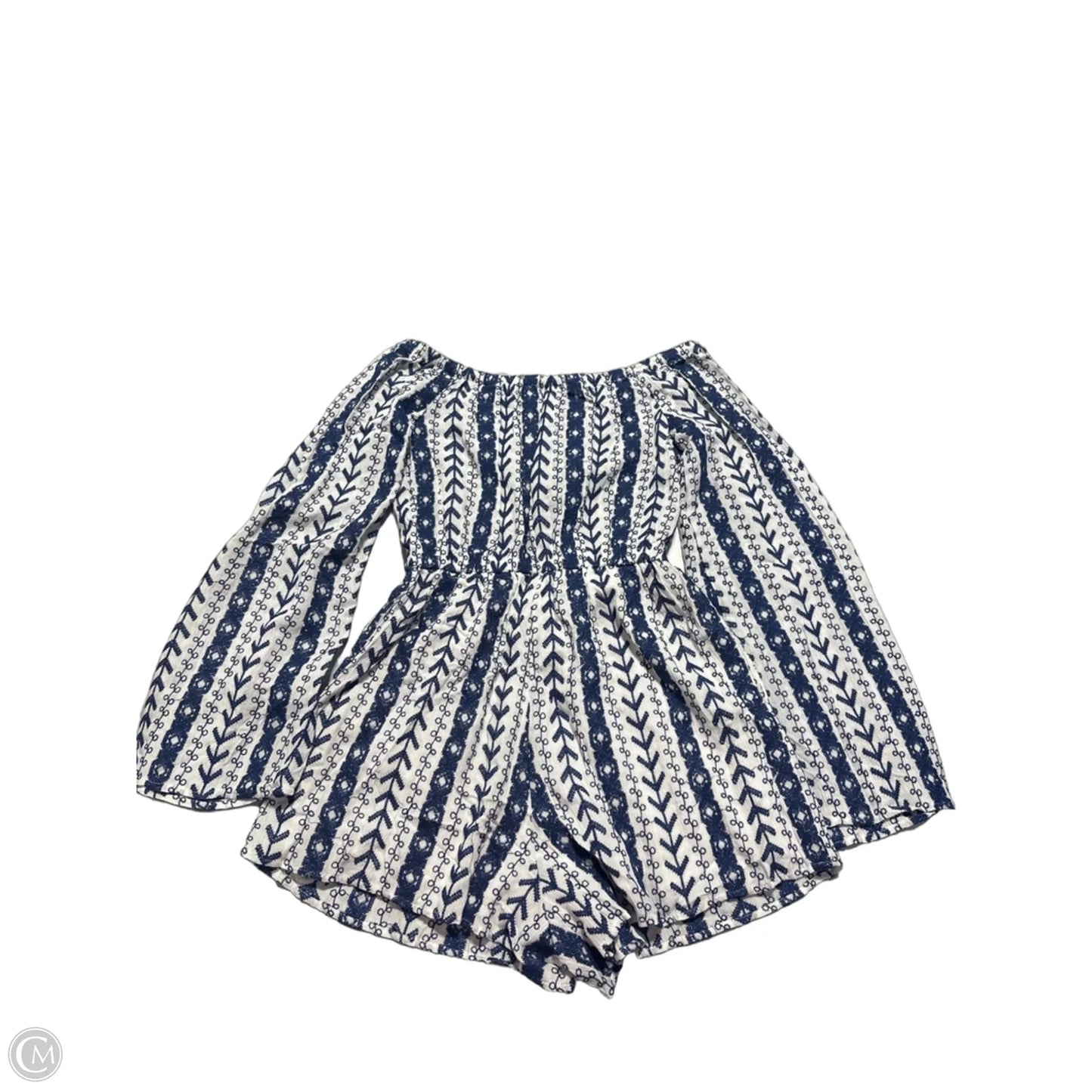 Romper By Cupcakes And Cashmere In Blue & White, Size: M