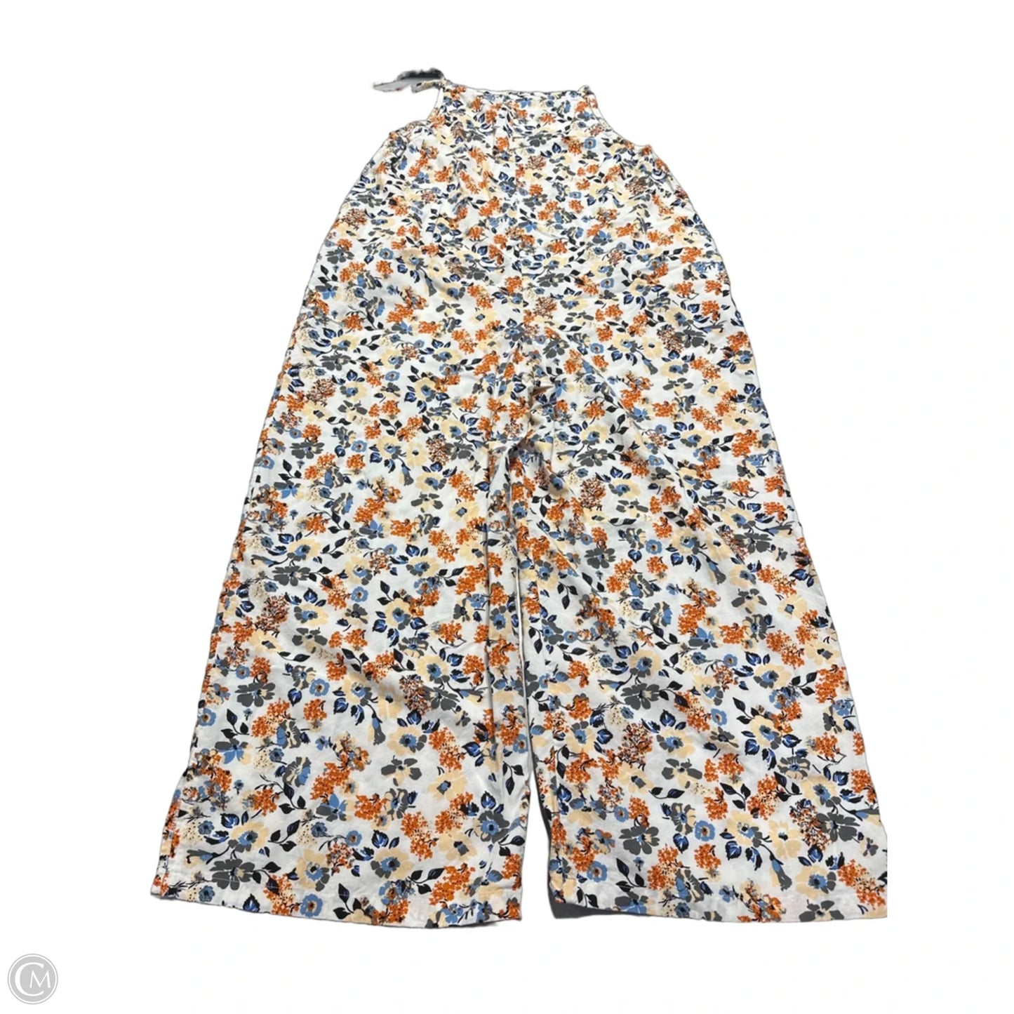 Jumpsuit By Cme In Floral Print, Size: M