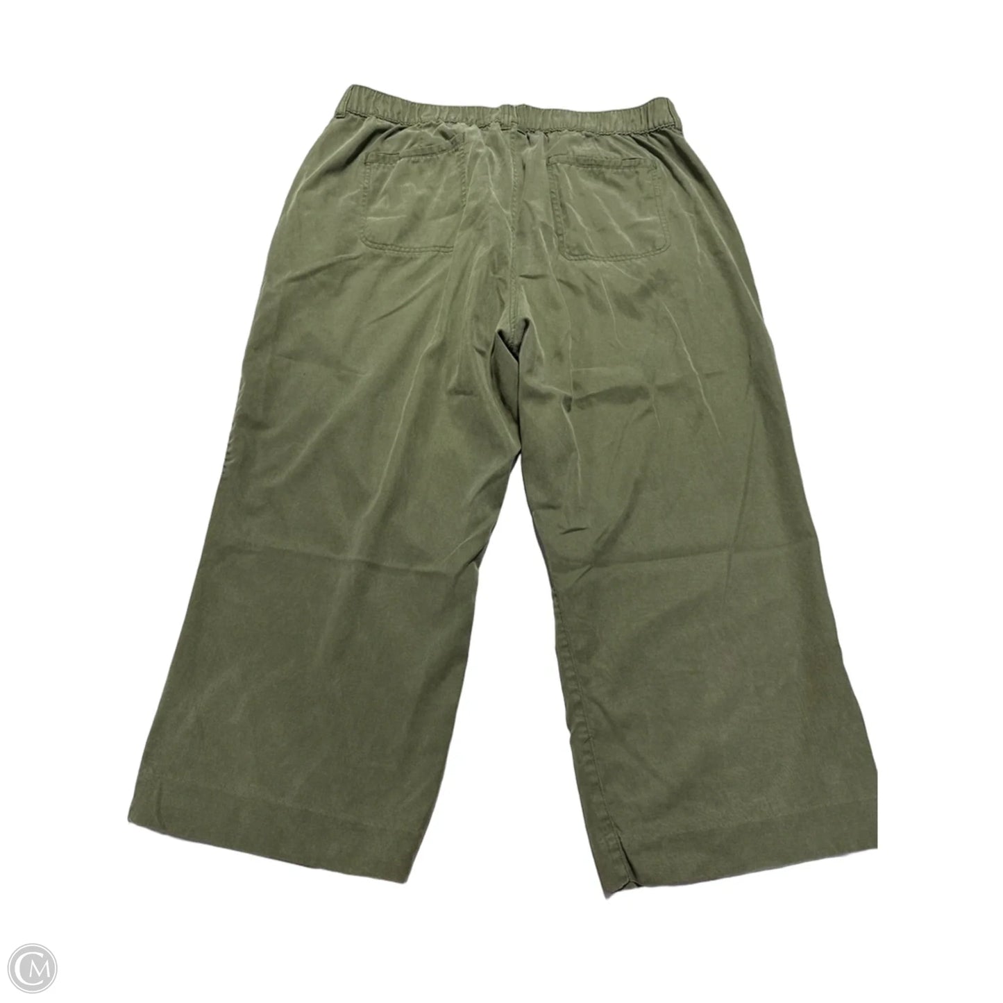 Pants Cropped By Chaps In Green, Size: 18