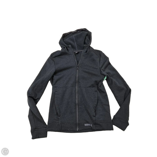 Athletic Jacket By Nobull In Grey, Size: S