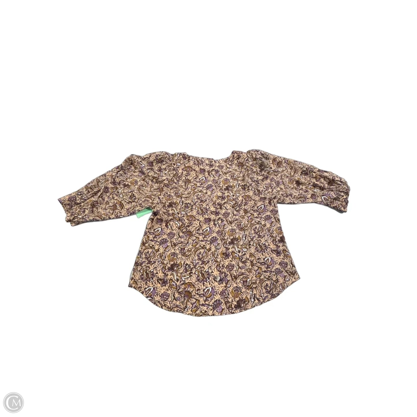 Top Short Sleeve By Industry In Brown, Size: M