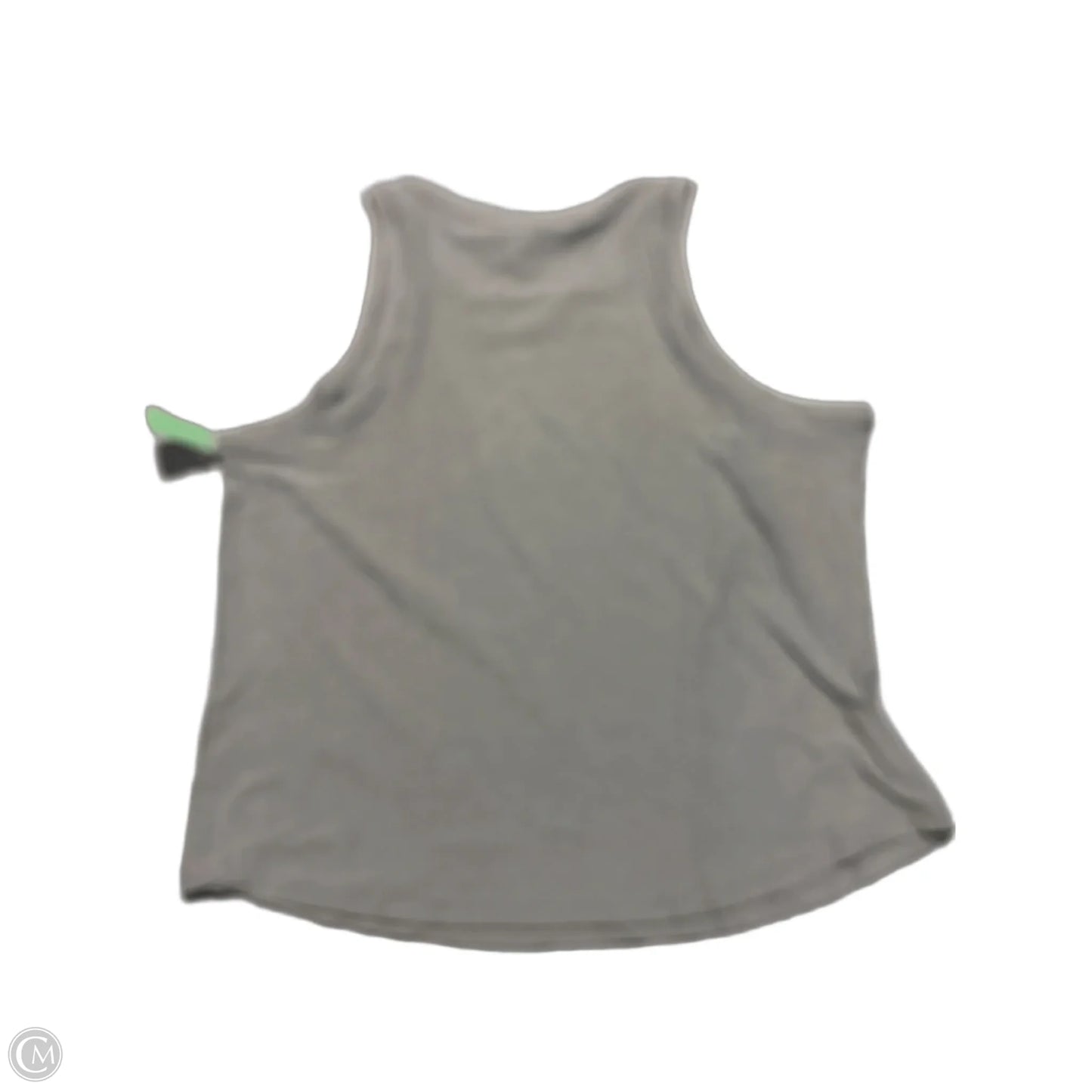 Athletic Tank Top By Athletic Works In Grey, Size: L